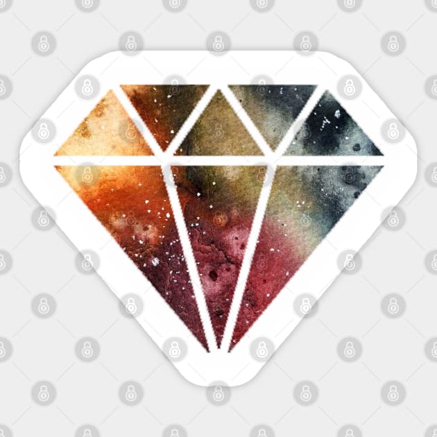 Diamond Galaxy Sticker by artofiwan